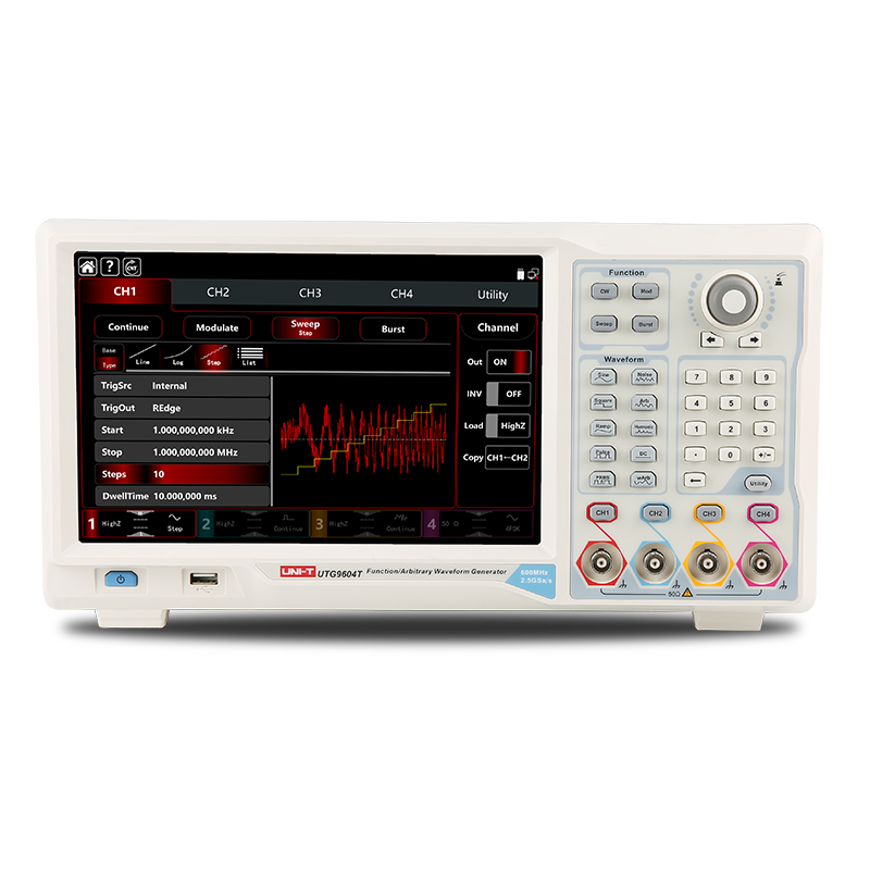 UNI-Trend Technology introduces the UTG9504T Elite-Series Arbitrary Waveform Generator: Precision, Versatility, and Unparalleled Performance