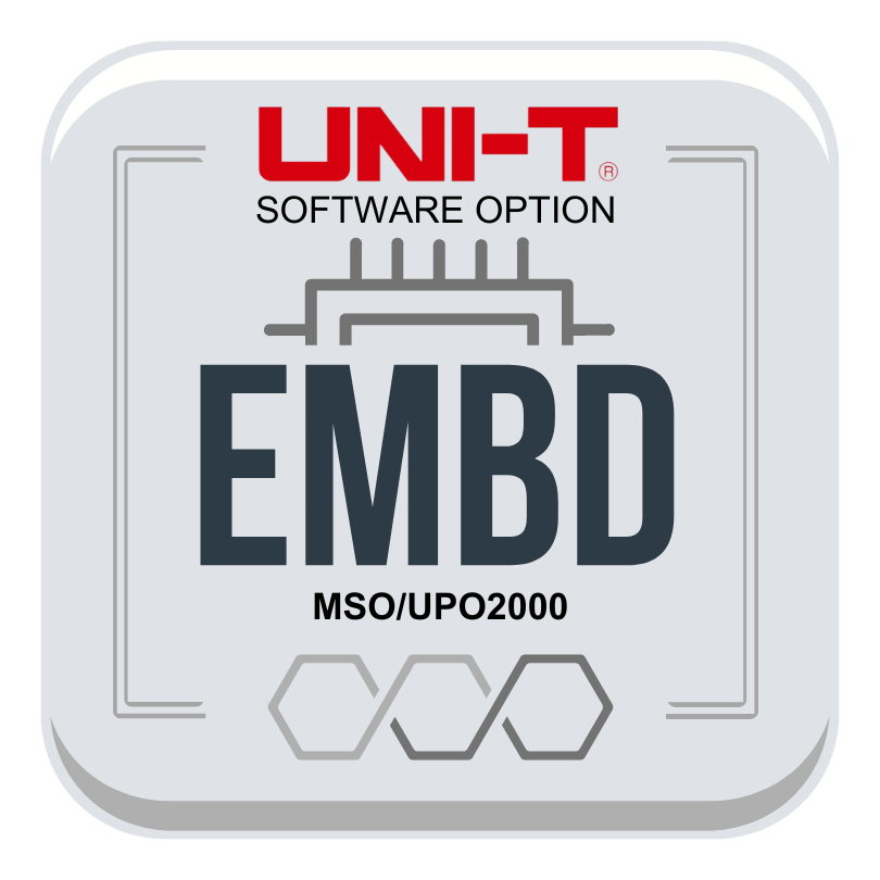 MSO/UPO2000-EMBD Serial bus trigger and decode options (includes RS232, UART, I2C, SPI)