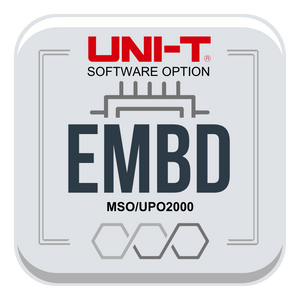 MSO/UPO2000-EMBD Serial bus trigger and decode options (includes RS232, UART, I2C, SPI)