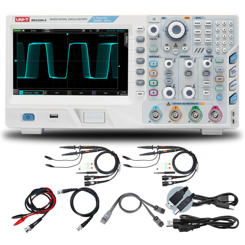 MSO2102-S 100MHz 2+16Ch MSO with Signal Generator – Uni-Trend US