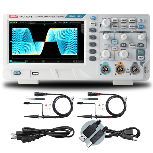 UPO1202CS 200MHz 2Ch Digital Storage Oscilloscope