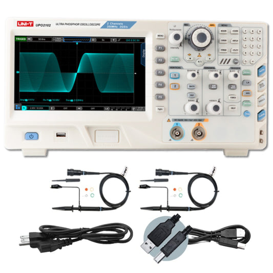 UPO2102 100MHz 2Ch Mixed Signal Oscilloscope (w/o Logic Pod)