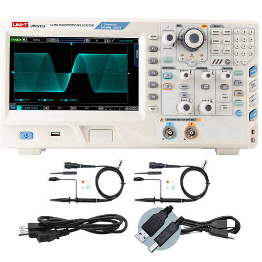 UPO2202 200MHz 2Ch Mixed Signal Oscilloscope (w/o Logic Pod)