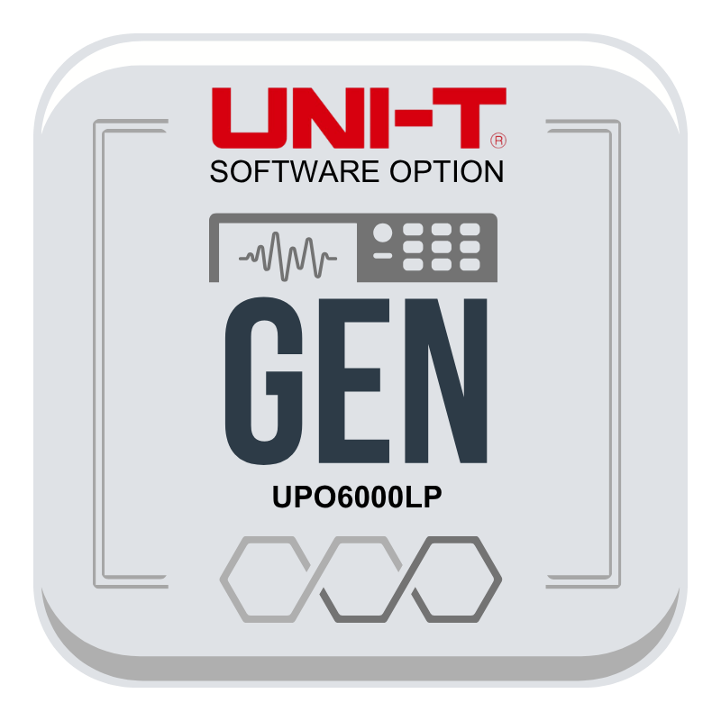 UPO6000LP-GEN Single-Channel 50 MHz Arbitrary Waveform Generator Option(Supported only on 4-channel models)(including Gen and Bode plot)