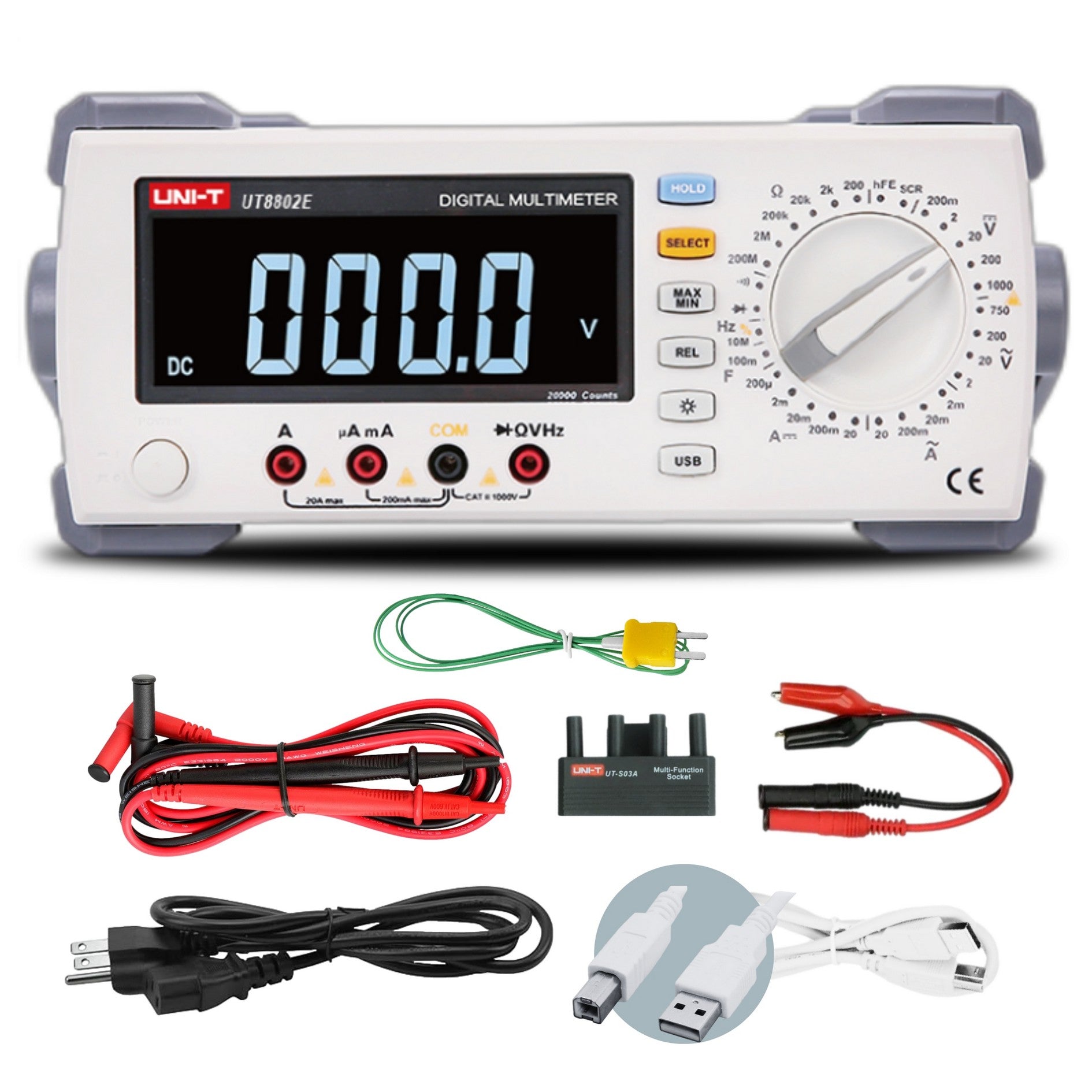 UT8802E 4.5 Digit Value-Series Bench Digital Multimeter – Uni-Trend US