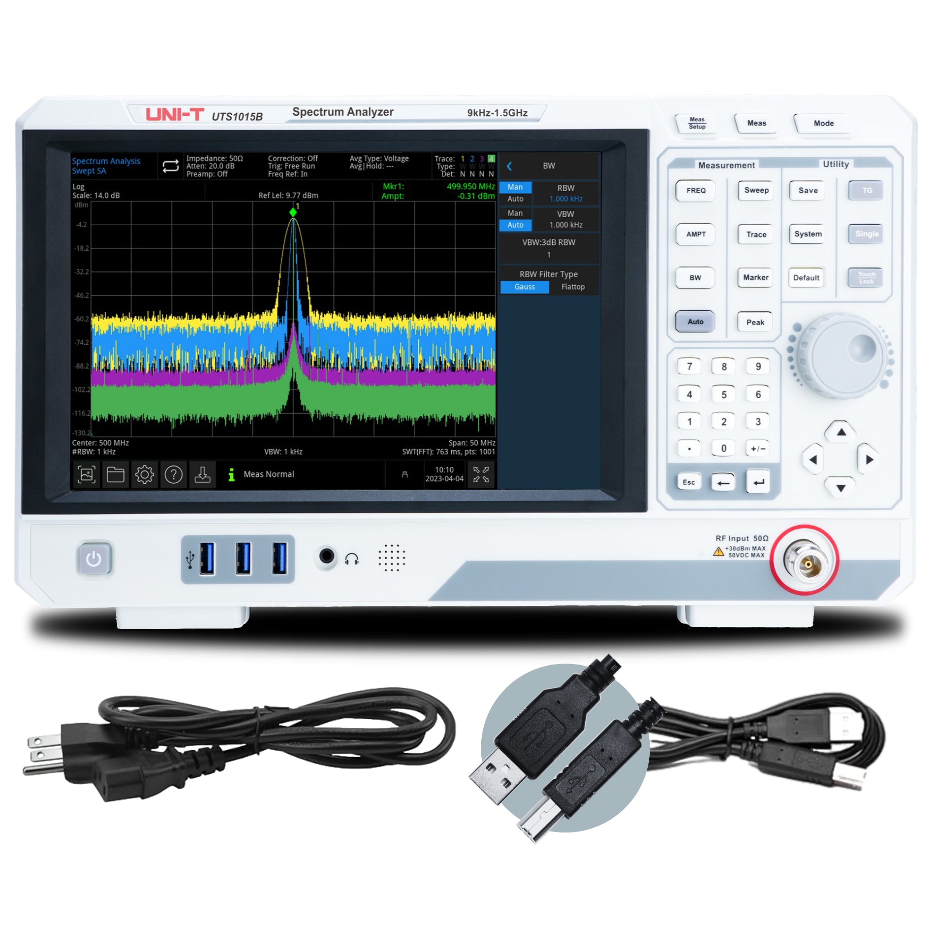 UTS1015B 1.5GHz Spectrum Analyzer | UNI-T – Uni-Trend US