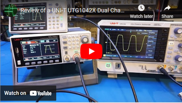 Review of the UNI-T UTG1042X Dual Channel Arbitrary Waveform Generator by Kerry Wong