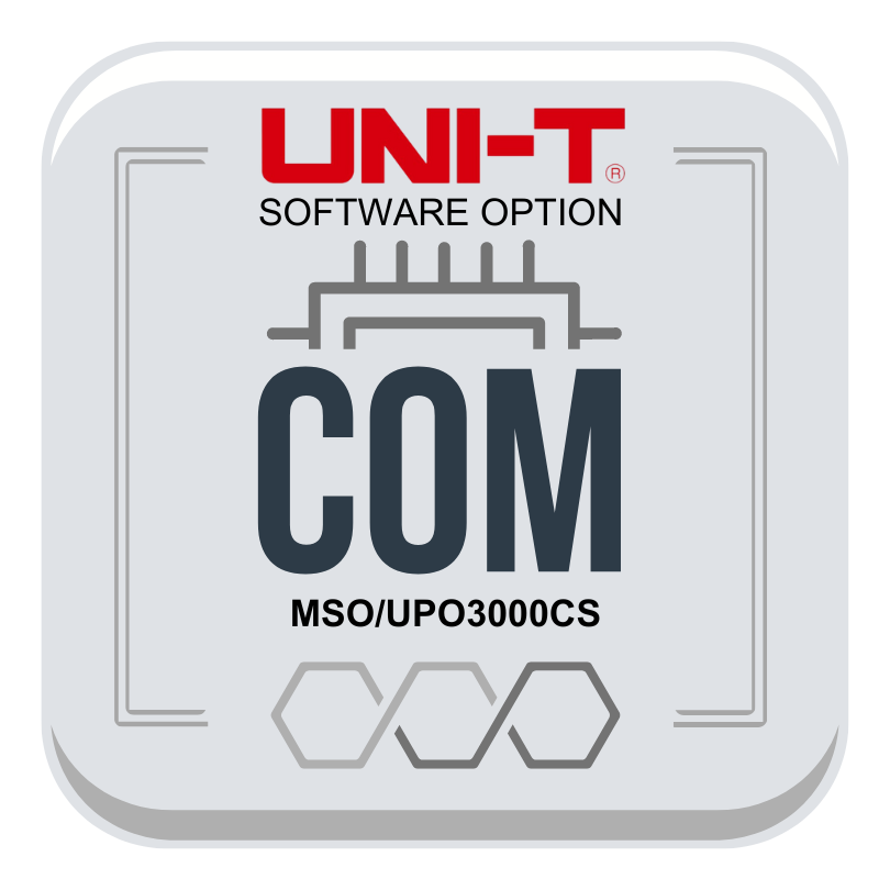 MSO/UPO3000CS-COM PC serial bus trigger and analysis (RS232/UART)