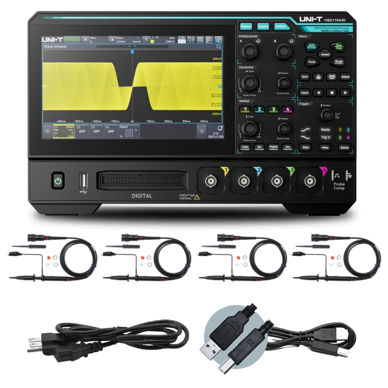 MSO1154HD 150 MHz 4Ch 12-Bit Mixed Signal Oscilloscope