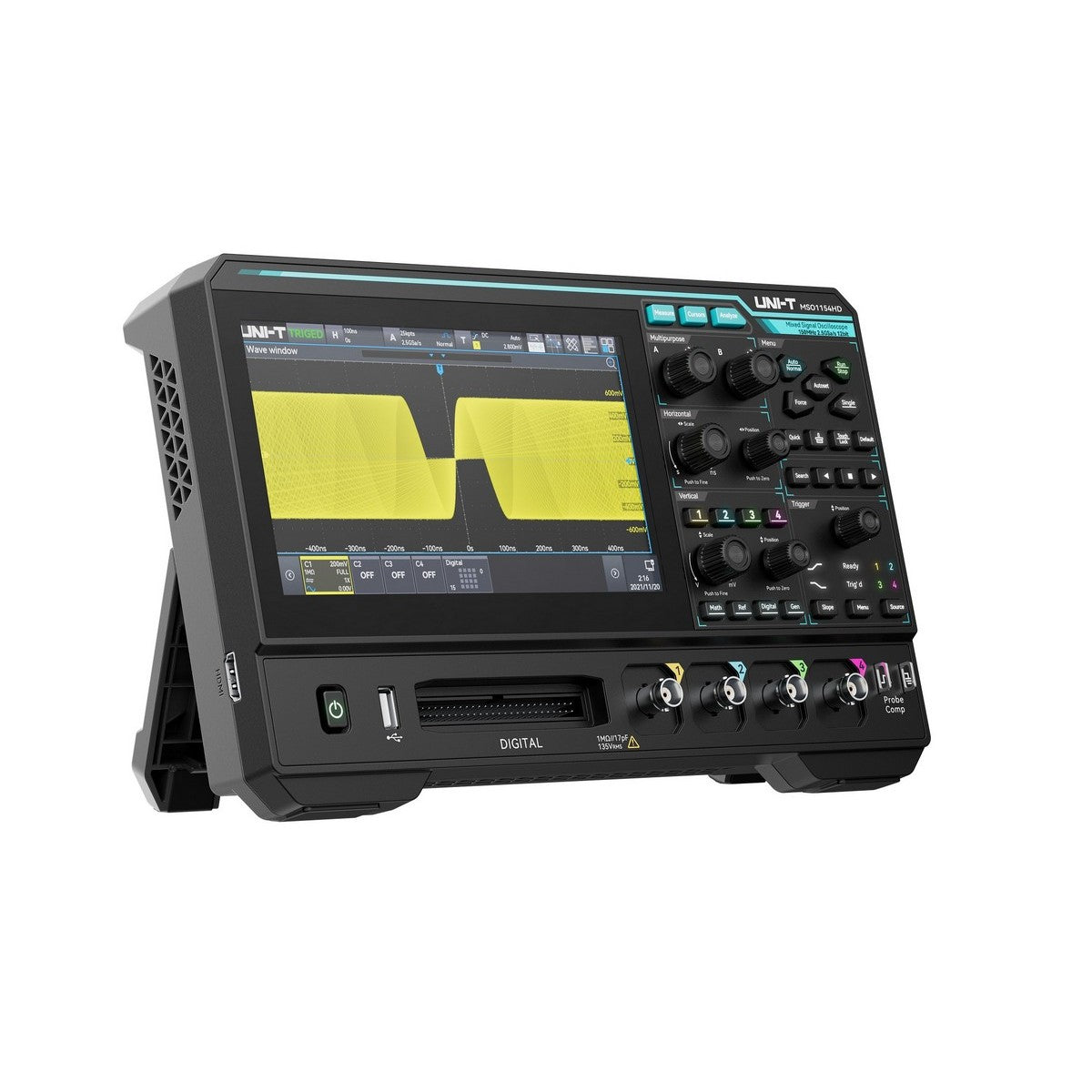 MSO1154HD-S 150MHz 4Ch MSO with 1Ch AWG