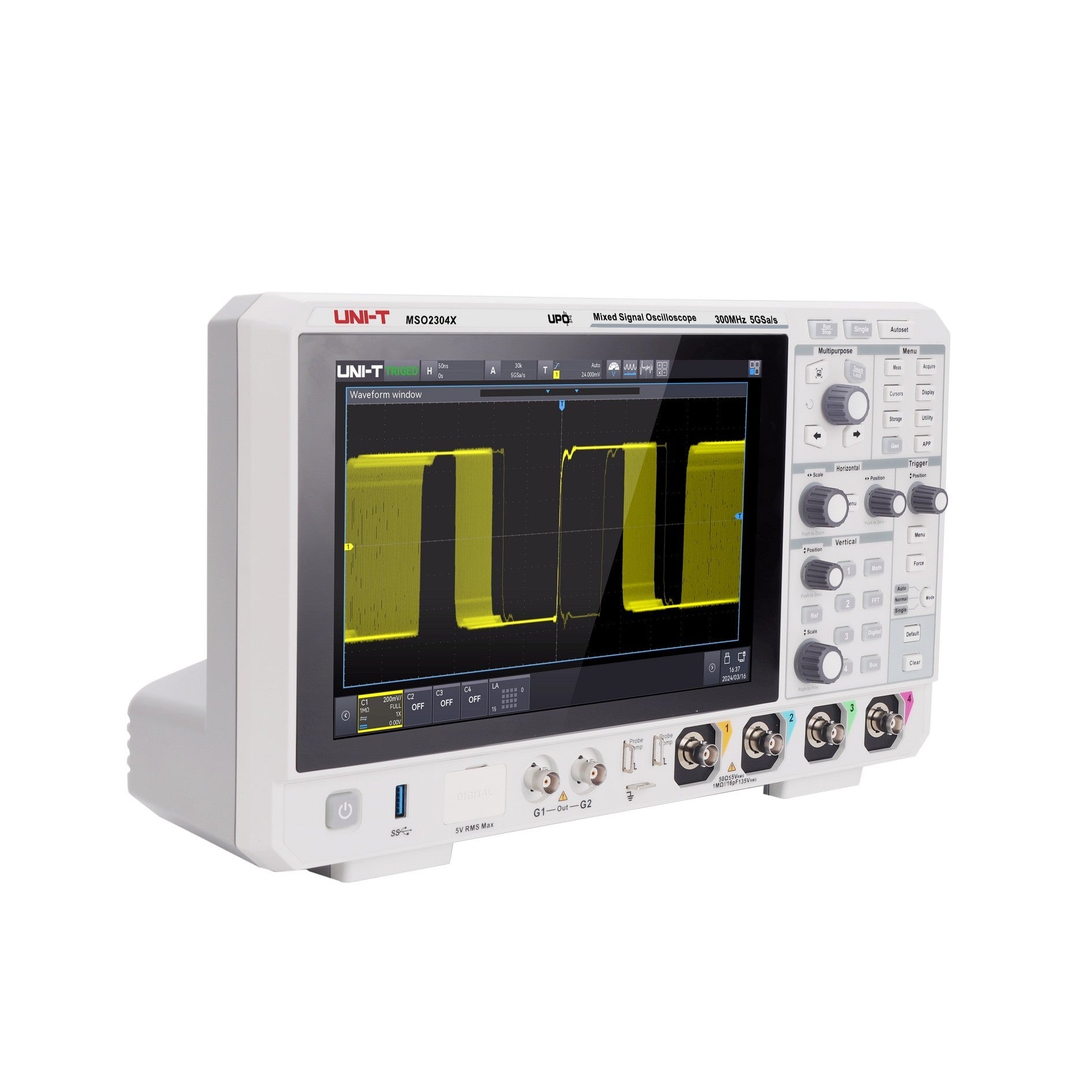 MSO2204X 200MHz 4Ch Mixed Signal Oscilloscope