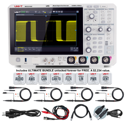 MSO2104X 100 MHz 4Ch Mixed Signal Oscilloscope