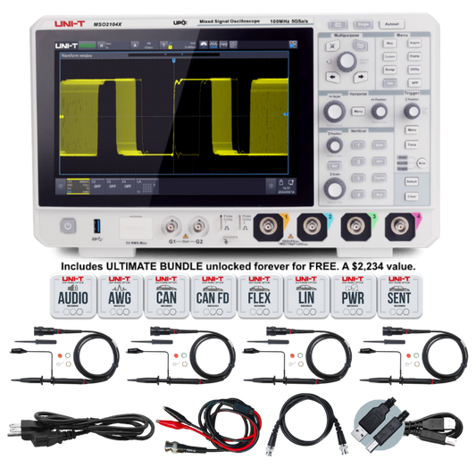 MSO2104X 100 MHz 4Ch Mixed Signal Oscilloscope