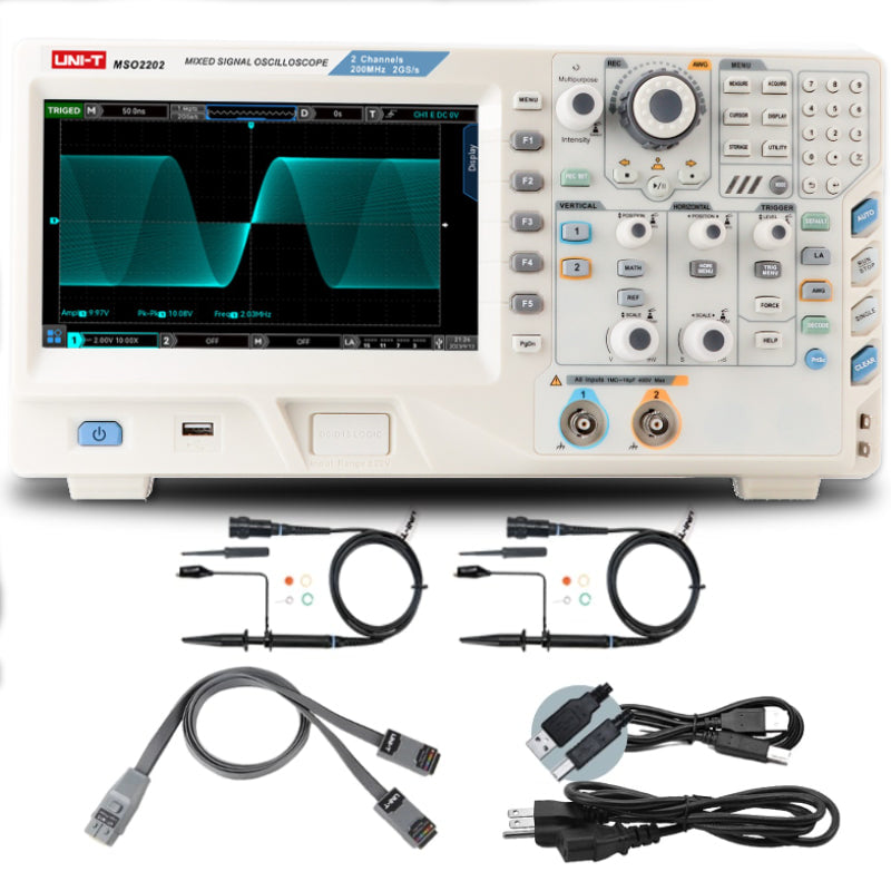 Uni-T MSO2202 200MHz 2+16Ch MSO