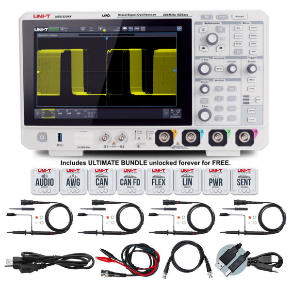 MSO2204X 200 MHz 4Ch Mixed Signal Oscilloscope