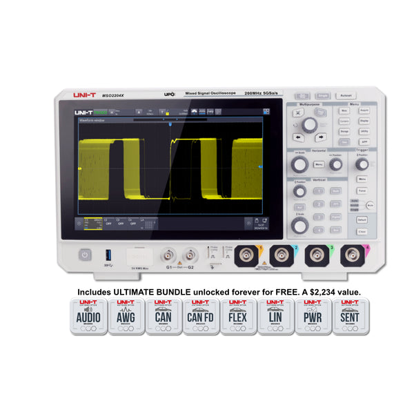 MSO2204X | 200 MHz 4-Channel Mixed Signal Oscilloscope