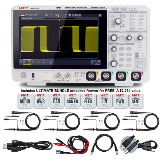 MSO2304X 300 MHz 4Ch Mixed Signal Oscilloscope