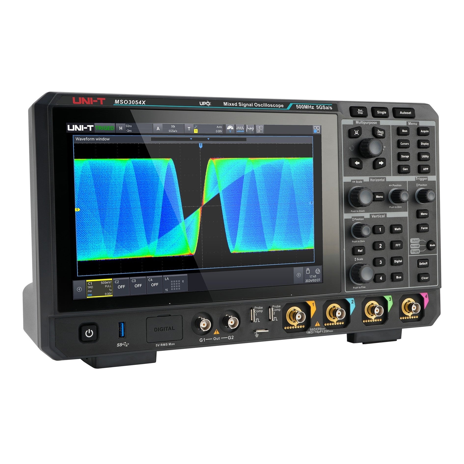 MSO3034X 350MHz 4Ch Mixed Signal Oscilloscope - FREE ULTIMATE