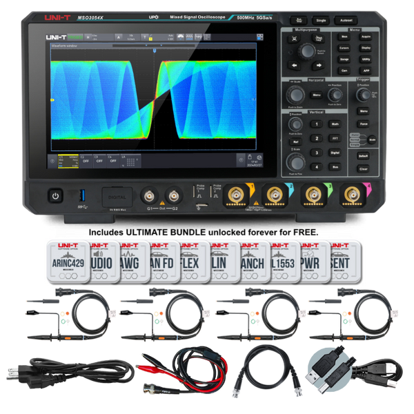 MSO3054X 500 MHz 4Ch Mixed Signal Oscilloscope