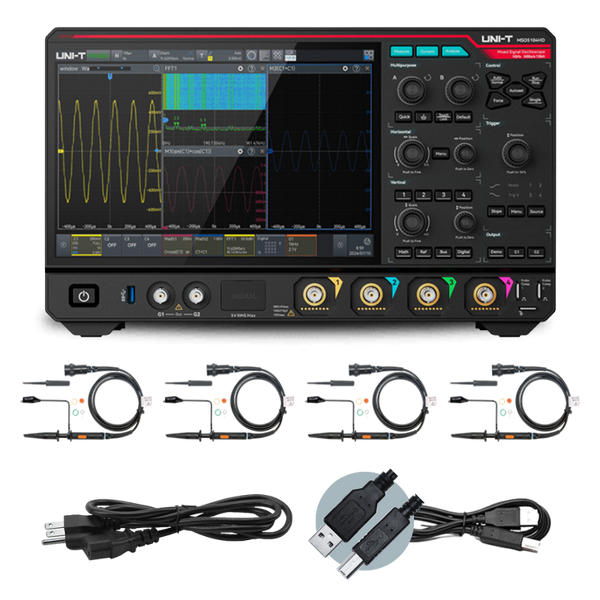 MSO5104HD 1 GHz 4Ch 12-Bit Mixed Signal Oscilloscope