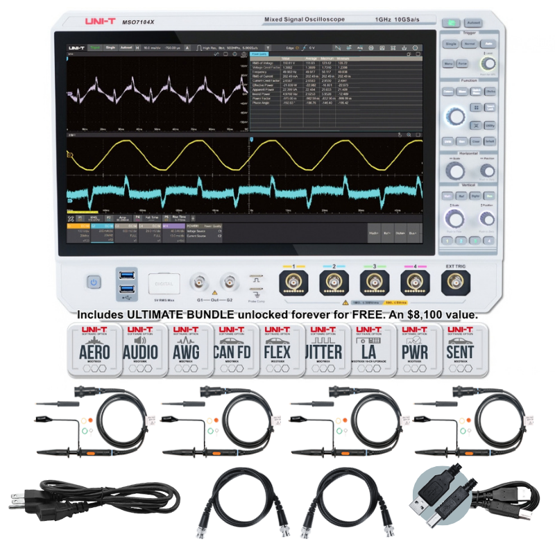 MSO7104X 1 GHz 4Ch Nine-in-One Oscilloscope