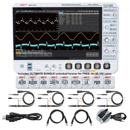 MSO7104X 1 GHz 4Ch Nine-in-One Oscilloscope