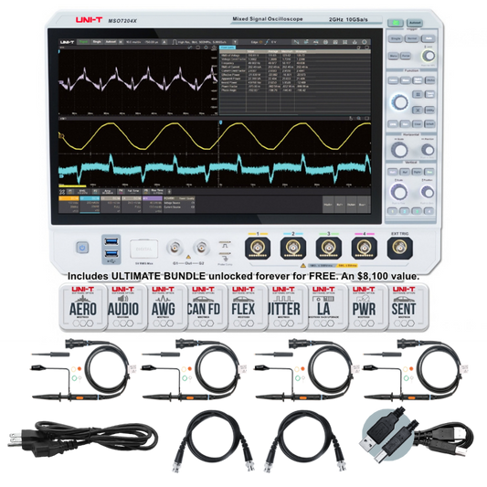MSO7204X Lab-Grade 2 GHz 4Ch Nine-in-One Oscilloscope