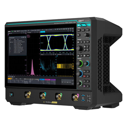 Uni-T MSO8604HD Lab-Grade 6 GHz 4Ch 12-Bit Mixed Signal Oscilloscope isometric view