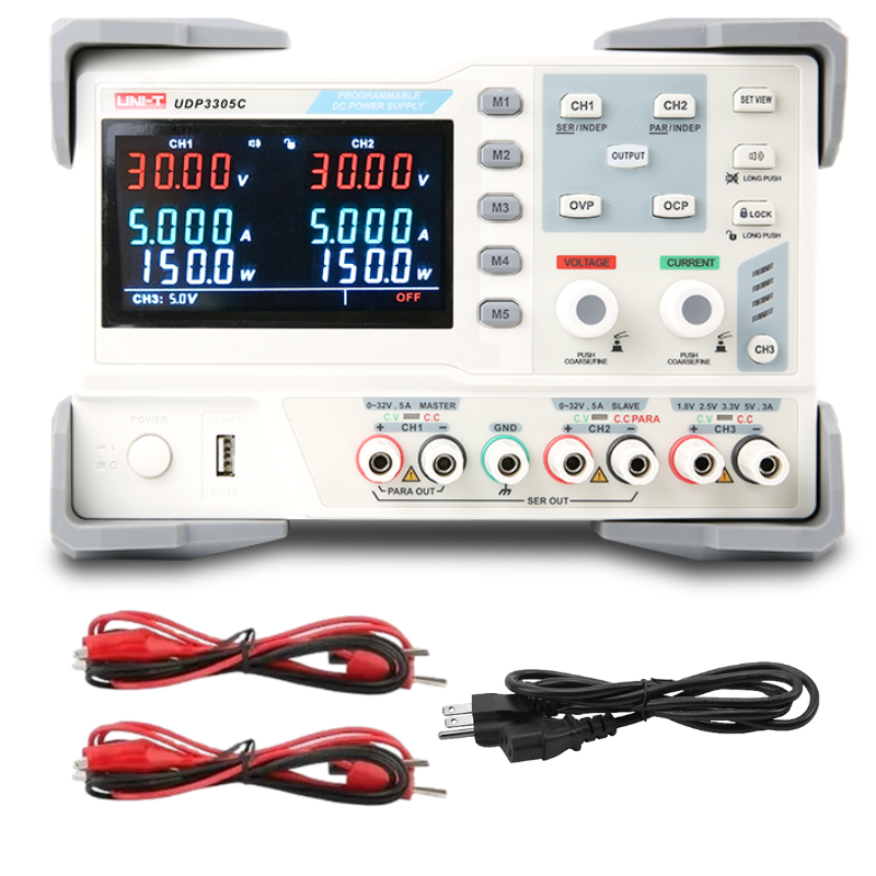 Uni-T UDP3303A 3Ch 195W 30V/3A Linear DC Power Supply