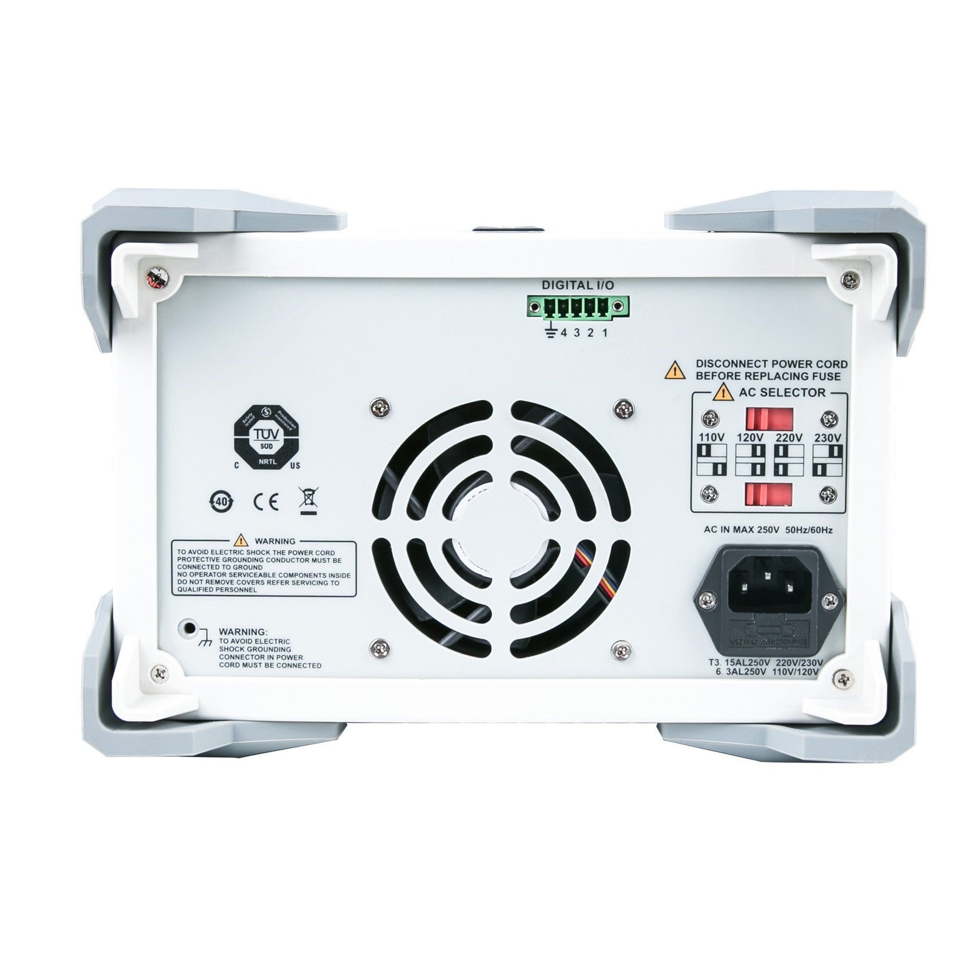 Uni-T UDP3303A 3Ch Classic-Series Linear DC Power Supply Back Image