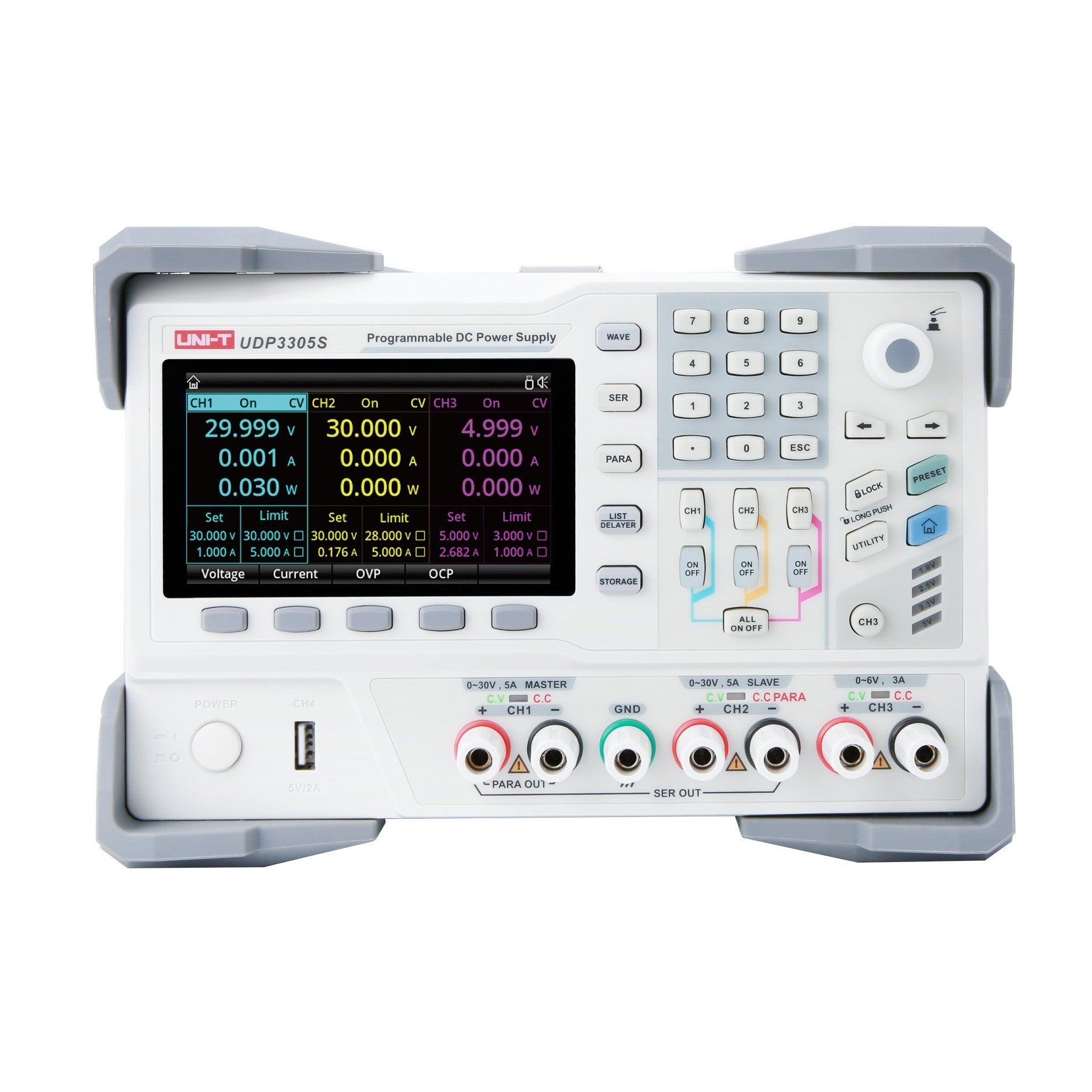 UDP3305S 4Ch 328W Linear DC Supply | UNI-T – Uni-Trend US