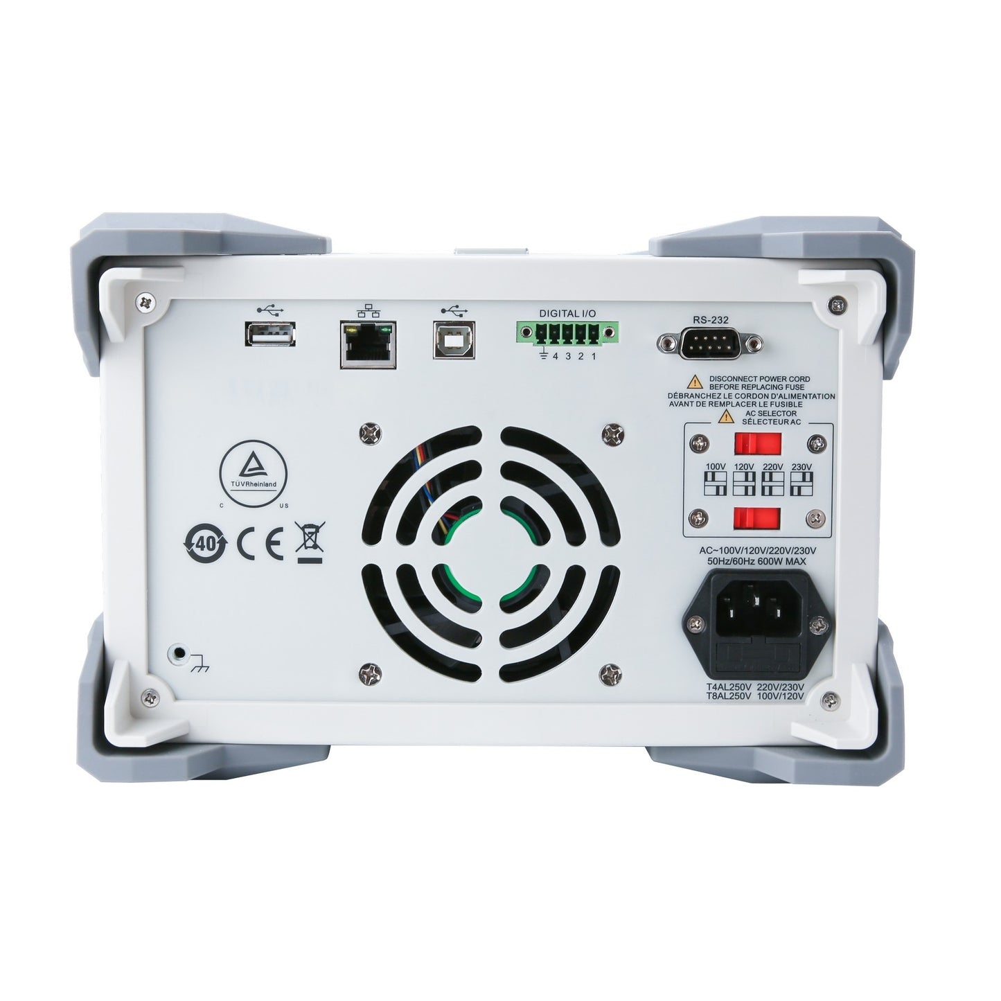 Uni-T UDP3305S 4Ch Performance-Series Programmable Linear DC Power Supply Back Image