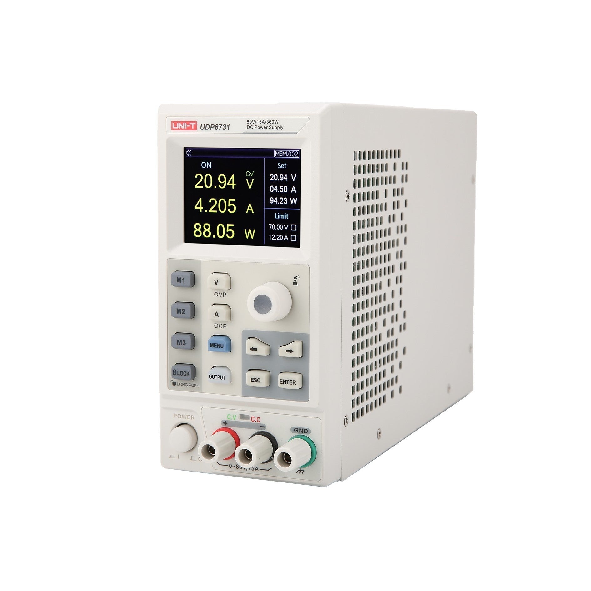 UDP6731 360W 80V/15A Basic DC Switching Supply | UNI-T – Uni-Trend US