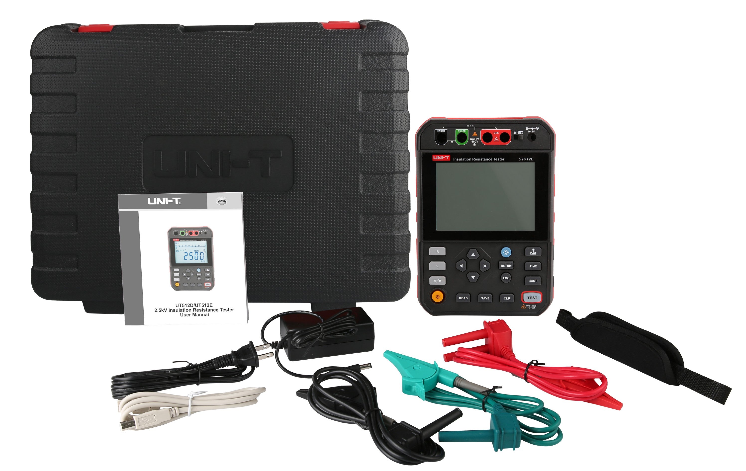 UT512E 2500V Insulation Tester | UNI-T – Uni-Trend US