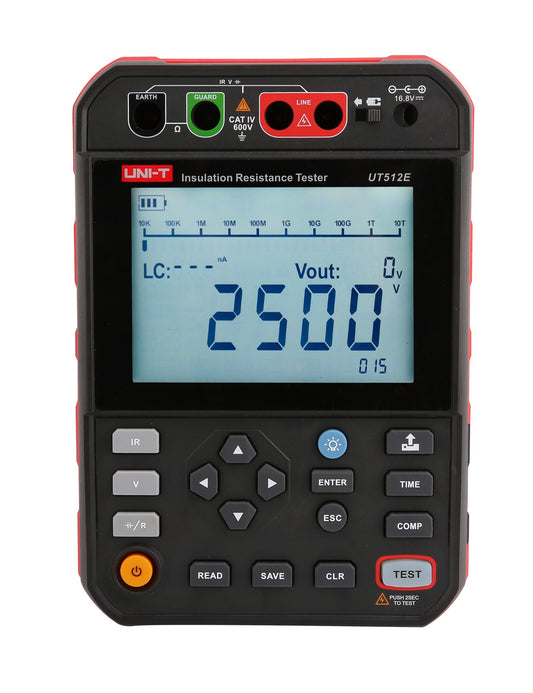 UT512E 2500V Digital Insulation Resistance Tester