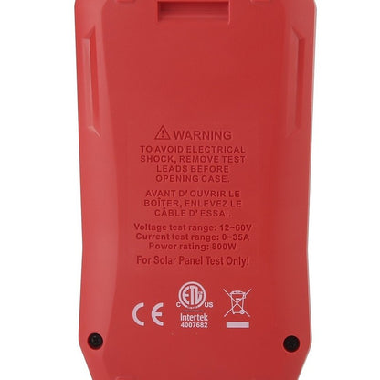 UT673PV Solar Pro MPPT PV Meter