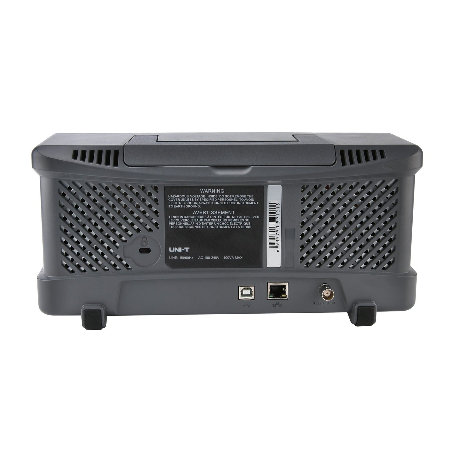 Uni-T UPO1102CS 100MHz 2Ch DSO Back Image