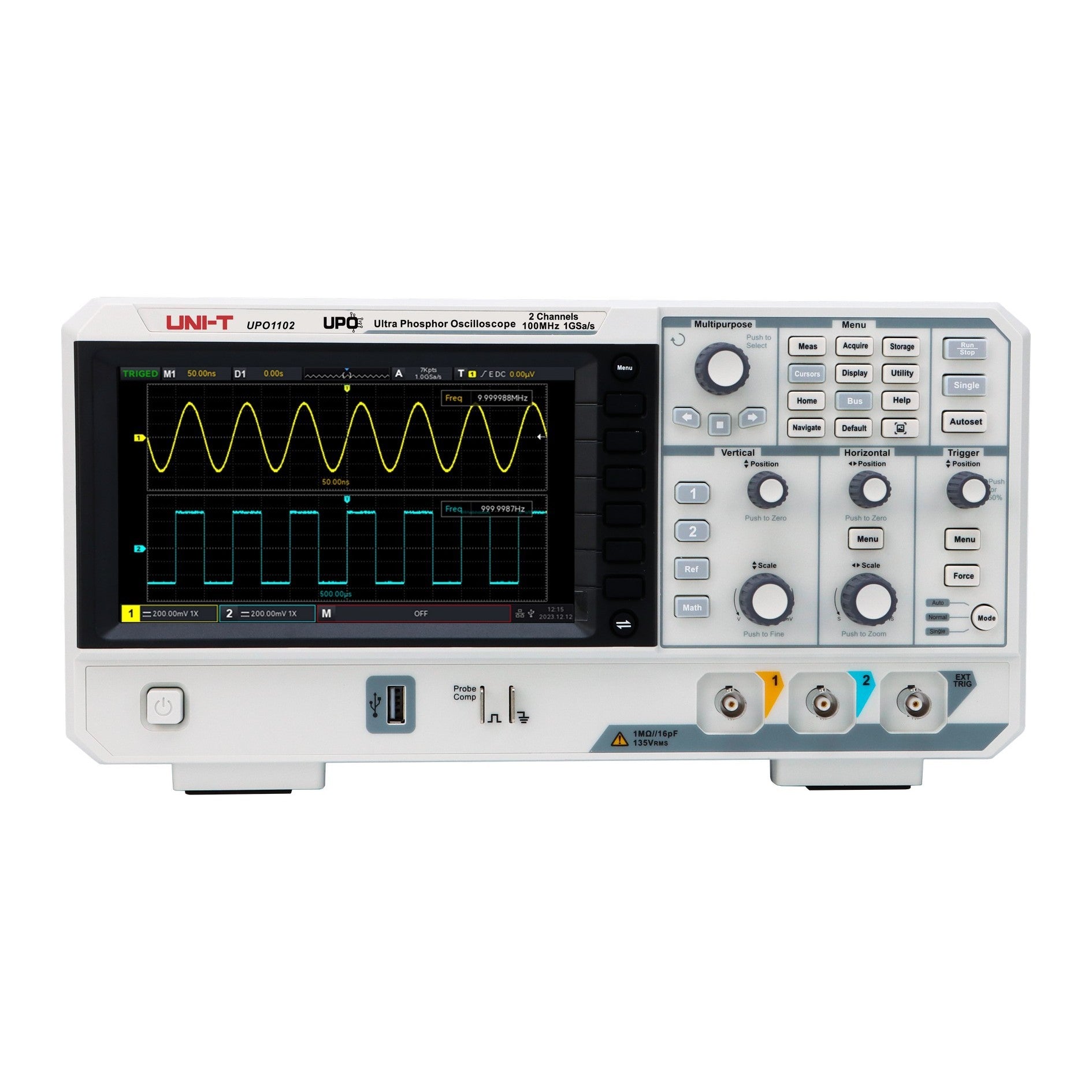 UPO1102 100 MHz 2Ch Oscilloscope | UNI-T – Uni-Trend US