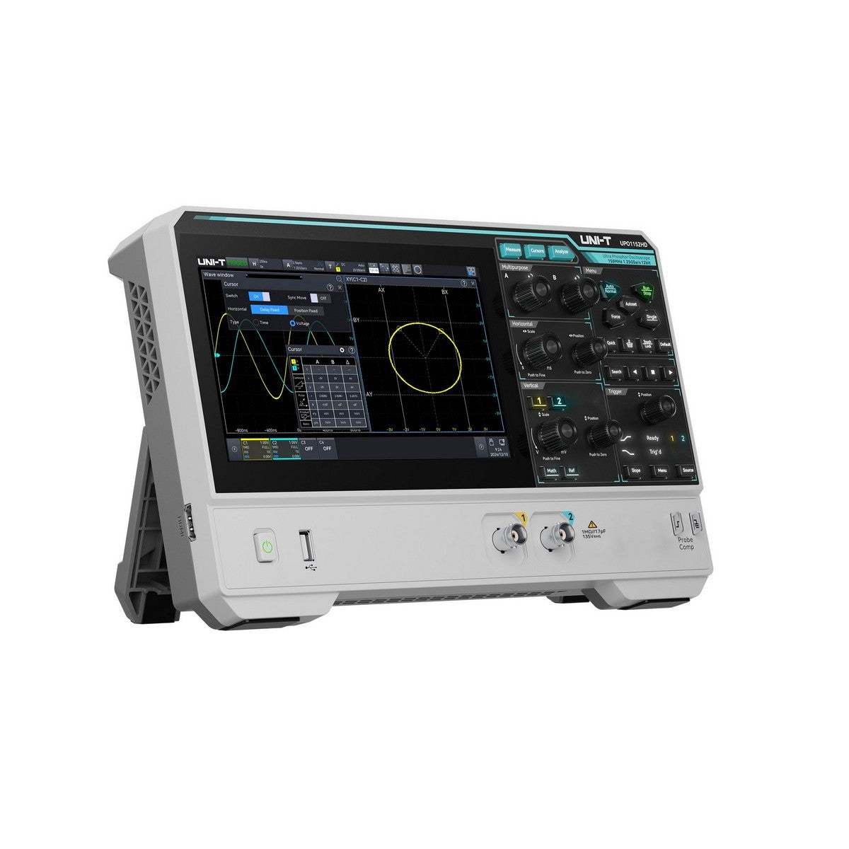 UPO1152HD 12-Bit 150MHz 2Ch High Definition Oscilloscope