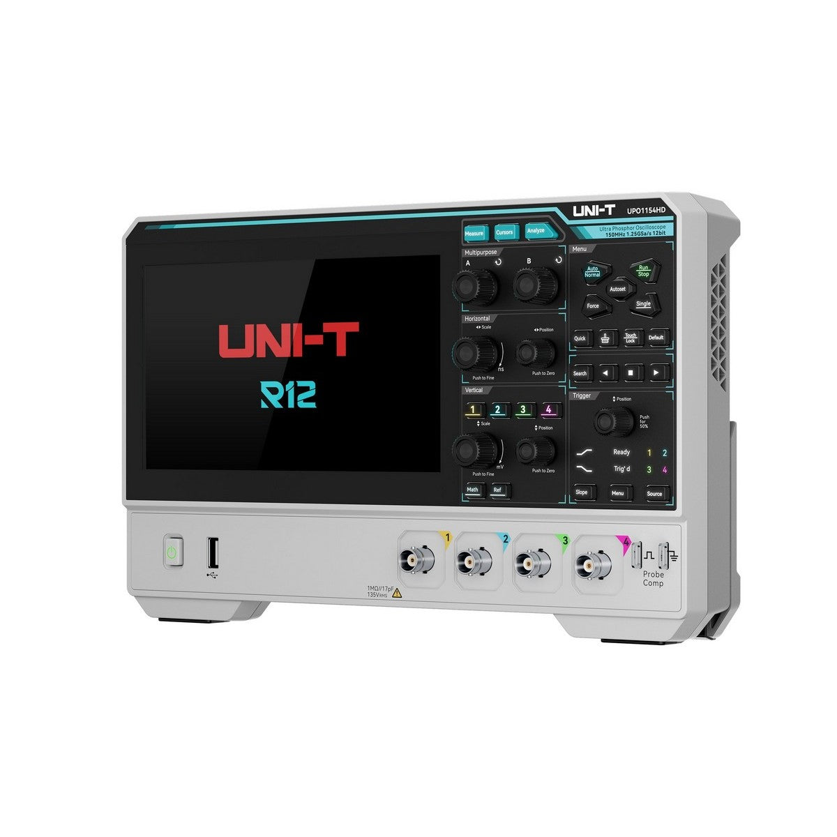 UPO1154HD 12-Bit 150MHz 4Ch High Definition Oscilloscope