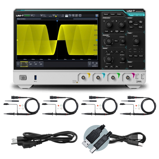 UPO2204HD 200 MHz 4Ch 12-Bit High-Resolution Oscilloscope