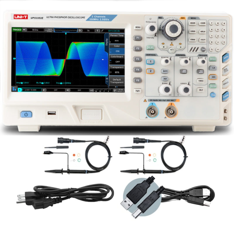 UPO3352E | 350 MHz 2Ch Oscilloscope (Logic Pod Optional)