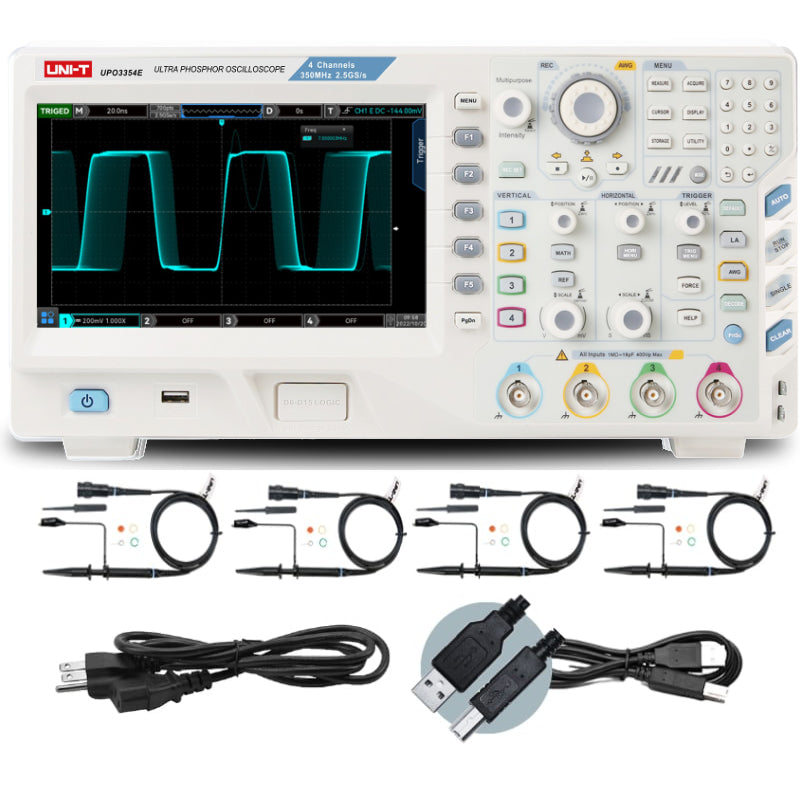 UPO3354E | 350 MHz 4Ch Oscilloscope (Logic Pod Optional)