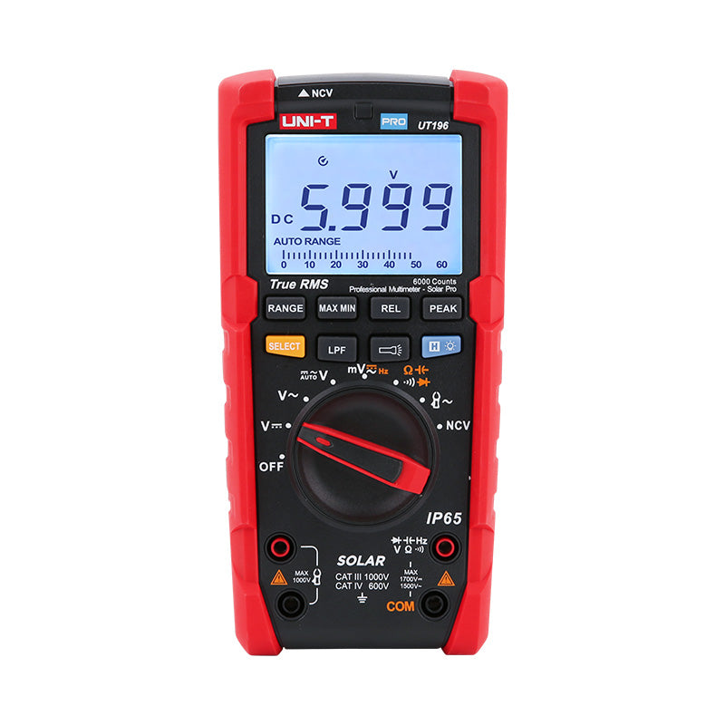 UT196 Solar Pro TRMS Multimeter | UNI-T – Uni-Trend US