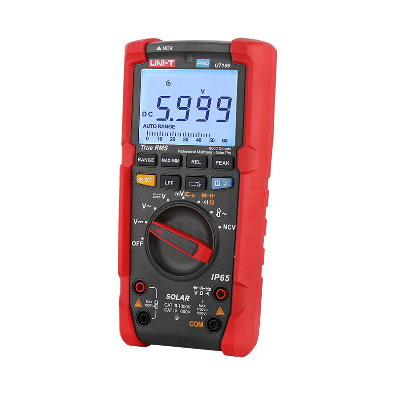 UT196 Solar Pro TRMS Multimeter | UNI-T – Uni-Trend US