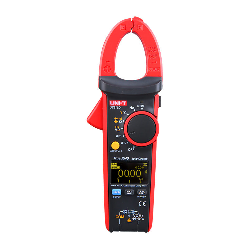 UT216D 600A TRMS Digital AC/DC Clamp Meter