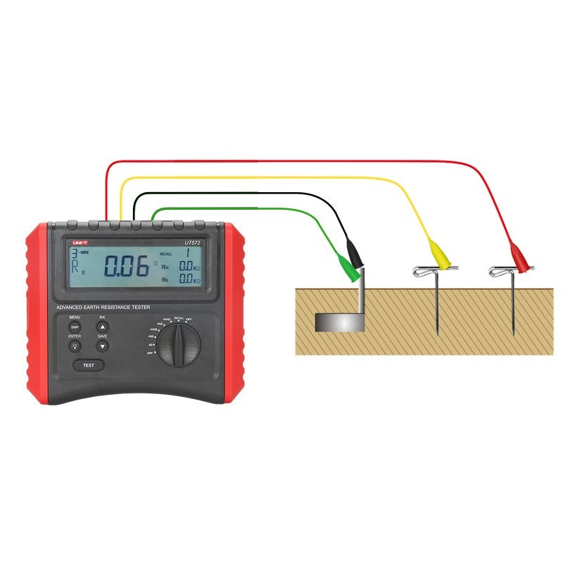 UT572 4-Wire Ground Resistance Test Kit