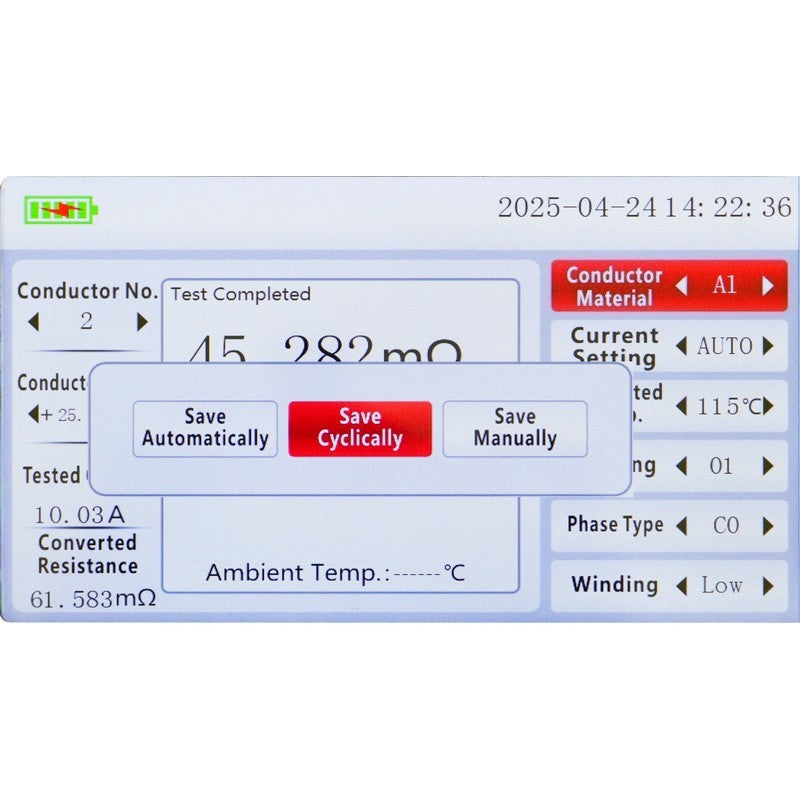 UT625B 200A Digital Low Resistance Ohmmeter