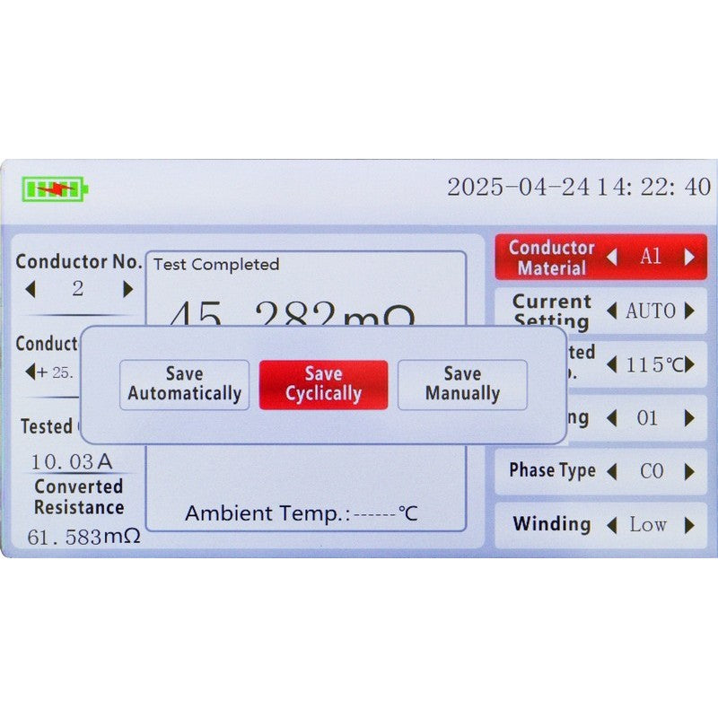 UT625B 200A Digital Low Resistance Ohmmeter