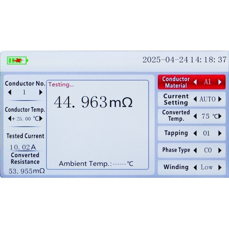UT625B 200A Digital Low Resistance Ohmmeter